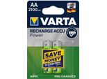 Varta Ready2Use Aa Mignon Batteria Ricaricabile Ni-Mh 1,2V / 2100Mah Confezione In Blister Da 2 Pezzi