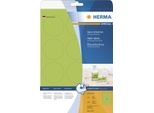 Herma 5155 5155 Etichette A4 Verde Neon Ø 60 Mm Carta Rotonda Opaca 240 Pz.