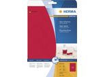 Herma 5156 5156 Etichette A4 Rosso Neon Ø 60 Mm Carta Rotonda Opaca 240 Pz.