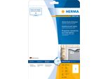 Herma 4866 4866 Etichette Inkjet A4 Bianco 210X297 Mm Pellicola Resistente Alle Intemperie Opaca 10 Pz.