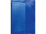 Scatola Per Quaderni Herlitz, Din A4, In Pp, Blu Traslucido