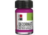 Marabu 1401 39 014 Decormatt Acryl, Magenta 014, 15 Ml