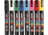 Uni-Ball Posca PC-5M 8 Pezzi Assortiti
