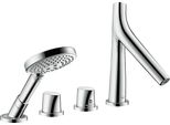 Hansgrohe Axor Starck Organic Set Di Miscelatori Per Vasca A 4 Fori Per Bordo Piastrellato Cromo