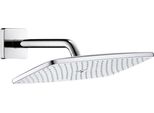 Hansgrohe Raindance E Douche De TêTe 360 1 Jet Avec Bras De Douche 240 Mm, Chromé, 27371000, 27371000