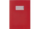 Herma 5502 Salvacopertina Per Libretti A5 In Carta Rosso Scuro