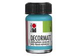 Marabu 1401 39 091 Decormatt Acrilico, Caraibi 091, 15 Ml