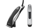Clatronic Set Per Tagliare Barba E Capelli Con 4 Pettini + Rifinitore Per Naso E Orecchie Swsi Hsm 3441 Ne