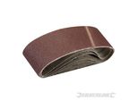 Silverline 308931 Nastri Abrasivi 75 X 533 Mm, 5 Pz