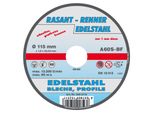 Rasant Renner Disco Da Taglio Per Profili Di Lamiera In Acciaio Inox 115 X 1,0 X 22,3 Mm