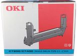Oki 41304111 Tamburo Immagine Ciano -B