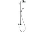 Hansgrohe Showerpipe Croma 220 Per Doccia Cromo Con Miscelatore Doccia