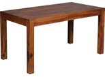 Tavolo Da Pranzo Wohnling Design Massiccio 140 X 80 X 76 Cm In Legno Massiccio Di Sheesham; WL1.320