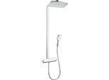 Hansgrohe Showerpipe Raindance Select Weiss / Chrom Kb Raindance E Air 1Jet 360Mm Ecosmart