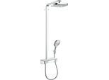Hansgrohe Showerpipe Raindance Select Chrom Con Piatto Doccia Kopfbrause Raindance E Air 2Jet 300