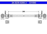Tubo Freno Ate 24.5235-0205.3