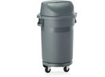 Cestino Per Rifiuti Con Coperchio A Pressione, Ø 55 Cm, 120 L