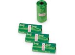 Nobby Tidyup Sacchetti Per Escrementi Con Stampa Di Ossa 4 Rotoli Da 15 Sacchetti Verdi