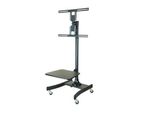 Value Supporto Mobile Per Lcd, 1X Ripiano, Nero, Fino A 35 Kg (17.99.1164)