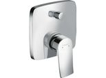 Hansgrohe Metris Miscelatore Da Incasso Per Vasca Da Bagno Set Angolare Cromato Con Combinazione Di Fusibili