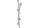 Hansgrohe Crometta 85 Ensemble De Douche Vario Avec Barre De Douche De 65 Cm Et Porte-Savon, Chromé, 27764000, 27764000