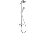 Hansgrohe Showerpipe Raindance Select Ecosmart Chrom Kopfbrause Raindance Air 1Jet 240Mm