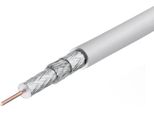 Triax Cavo Coassiale In Pvc A Tripla Schermatura Bobina Da 250 M Bianco Koka 110 A+ SP250