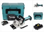 Makita Dpj 180 Y1J Fresatrice Intestatrice A Batteria 18 V + 1X Batteria 1,5 Ah + Valigetta Makpac - Senza Caricabatterie