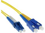 Act 2 Metri Lszh Cavo Patch In Fibra Monomodale 9/125 OS2 Duplex Con Connettori Lc E Sc
