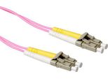 Act 1 Metro Lszh Cavo Patch In Fibra Multimodale 50/125 OM4 Duplex Con Connettori Lc. Lc-Lc 50/125 Om4 Duplex 1,00M (RL970