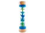 Hape Rainmaker | Mini Giocattolo Rainmaker Con Sonaglio In Legno, Blu