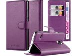 Cadorabo Custodia Per Samsung Galaxy S5 / S5 Neo Cover Protettiva In Viola Custodia Per Cellulare Custodia Cover Chiusura Magnetica