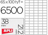 Scatola 100 Fogli Etichetta Bianca Ilc 38X21,2 1283 Apli