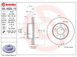 2X Brembo 09.4629.10 Disco Freno Asse Anteriore