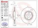 2X Disco Freno Brembo 09.9821.11 Per Renault Laguna Ii Grandtour (KG0/1_) 47Mm