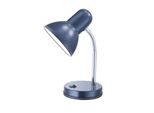 Globo Basic Lampada Da Tavolo Cromo Blu, 1Xe27; 2486