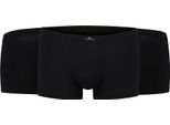 Tom Tailor Pantaloncini Da Uomo, Confezione Da 3 - X-LASTIC, Boxer, Pantaloni, Cotone Elasticizzato Schwarz L