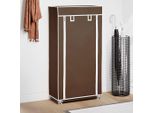 Vidaxl Scarpiera Portascarpe Portascarpe A 5 Strati 58 X 28 X 106 Cm Marrone