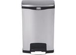 Secchio A Pedale Anteriore Rubbermaid Slim Jim In Acciaio Inox 50L