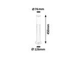 Lampada Da Giardino Moderna 1Xe27 Inox Torcia Cromo Satinato 8263 Rabalux