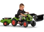 Trattore Falk Claas Con Rimorchio E Pala A Pedale