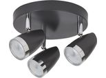 Faretto Da Soffitto Led Antracite 3X 4W Karen 6514 Rabalux