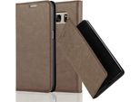 Cadorabo Custodia Per Samsung Galaxy S7 Custodia Protettiva In Marrone Custodia Per Cellulare Cover Chiusura Magnetica