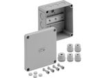 Morsettiera Grigia Vuota 4Qmm IP54 - Scatola Da Superficie 130X130Mm Rk 4/12L-Leer