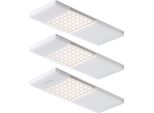 Lampada Da Cucina Led Sottopensile 3X4 W, Set Luce Samba Con Sensore, Dimmer