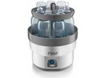 Reer Vapomax Vaporizzatore Grande, Spazio Per 6 Fiale E Accessori, Bianco/Antracite, 1 Pezzo (Confezione Da 1) Uscita Vapore Con Heatcolor