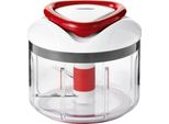 Zyliss Multi Cutter Chopper Easy Pull Utensile Da Cucina In Plastica Bianco_Rosso
