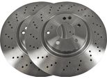 2X Disco Freno Vaico V30-80016 Anteriore Per MERCEDES-BENZ Clk (C209) 330Mm