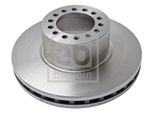 2X Disco Freno Febi Bilstein 21155 Anteriore Per MERCEDES-BENZ Atego 134Mm