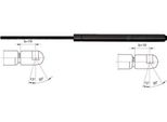 Metzger 2110239 Molla A Gas Ammortizzatore Portellone Posteriore Per Audi A2 (8Z0) 513 Mm